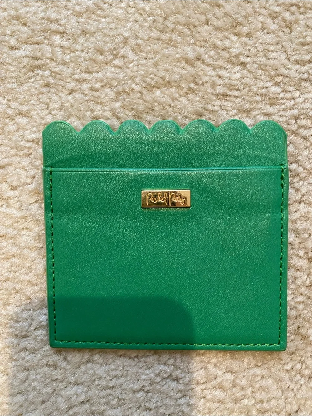 Packed Party Green 'All For Tacos' Scallop Card Holder